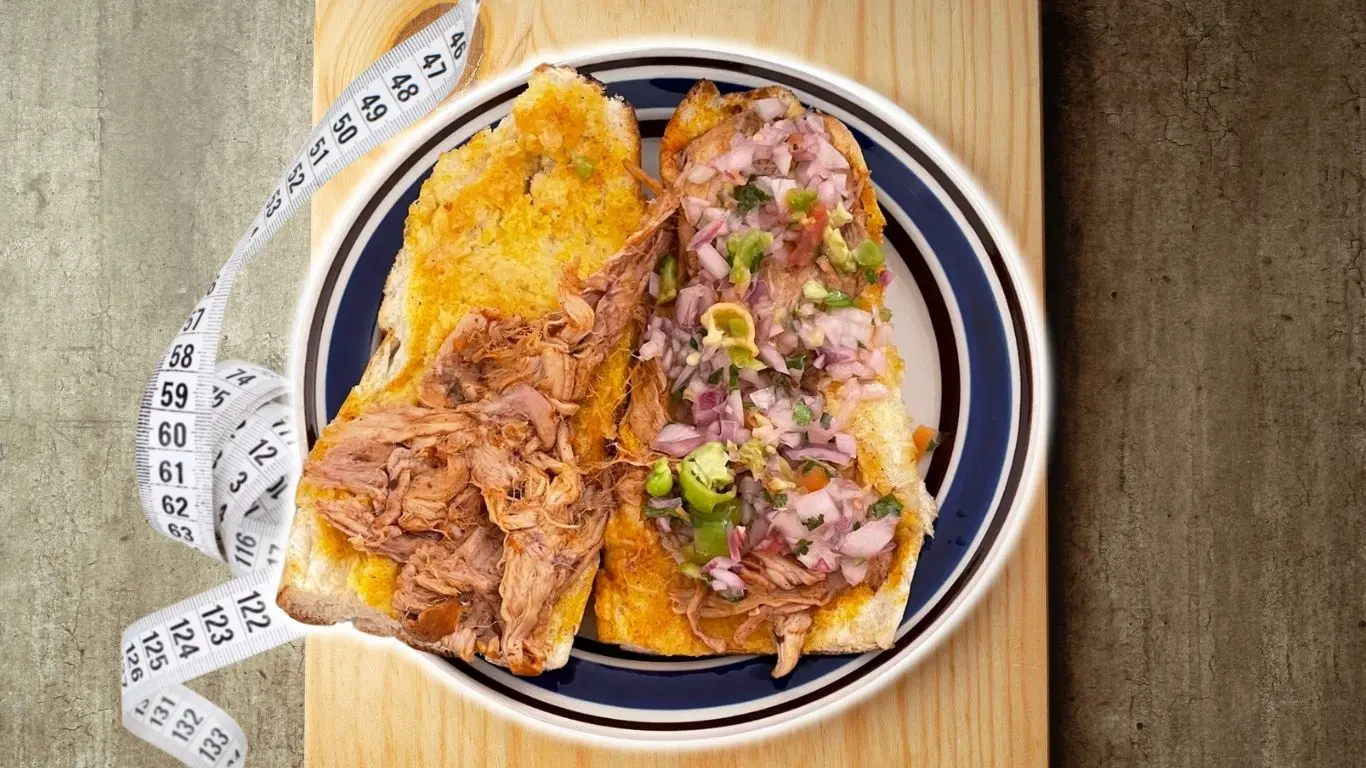 ¿Cuántas calorías tiene una torta de cochinita yucateca?. Foto: Canva / x