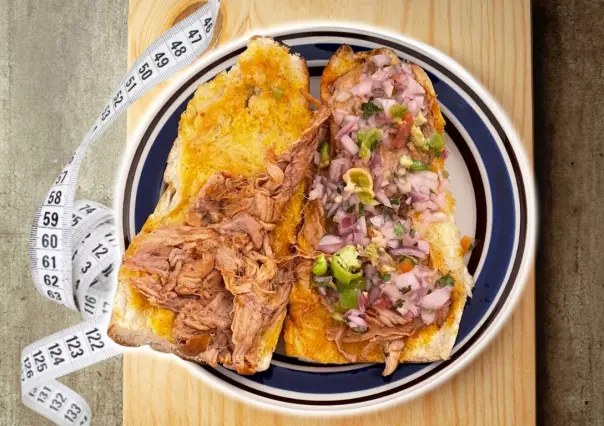¿Qué tan saludable es desayunar una torta de cochinita con pan francés?