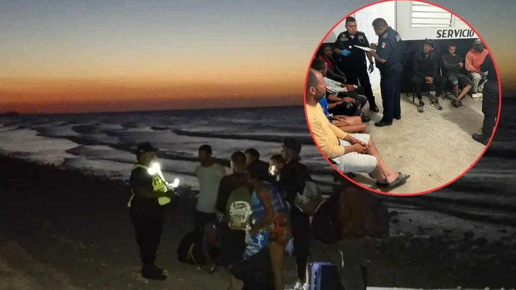 8 cubanos son rescatados en El Cuyo tras naufragar en aguas yucatecas