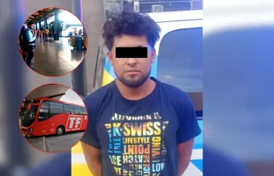 Detienen a presunto agresor con orden de aprehensión en la central de autobuses