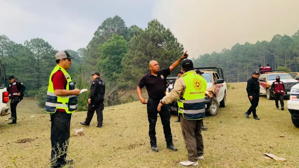 Activan Plan Tamaulipas por incendio en la Biósfera El Cielo en Jaumave
