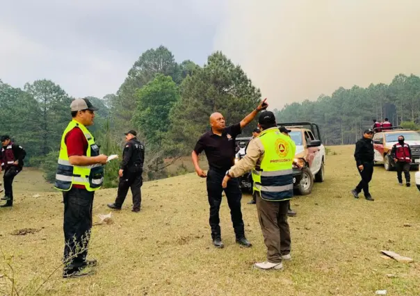 Activan Plan Tamaulipas por incendio en la Biósfera El Cielo en Jaumave
