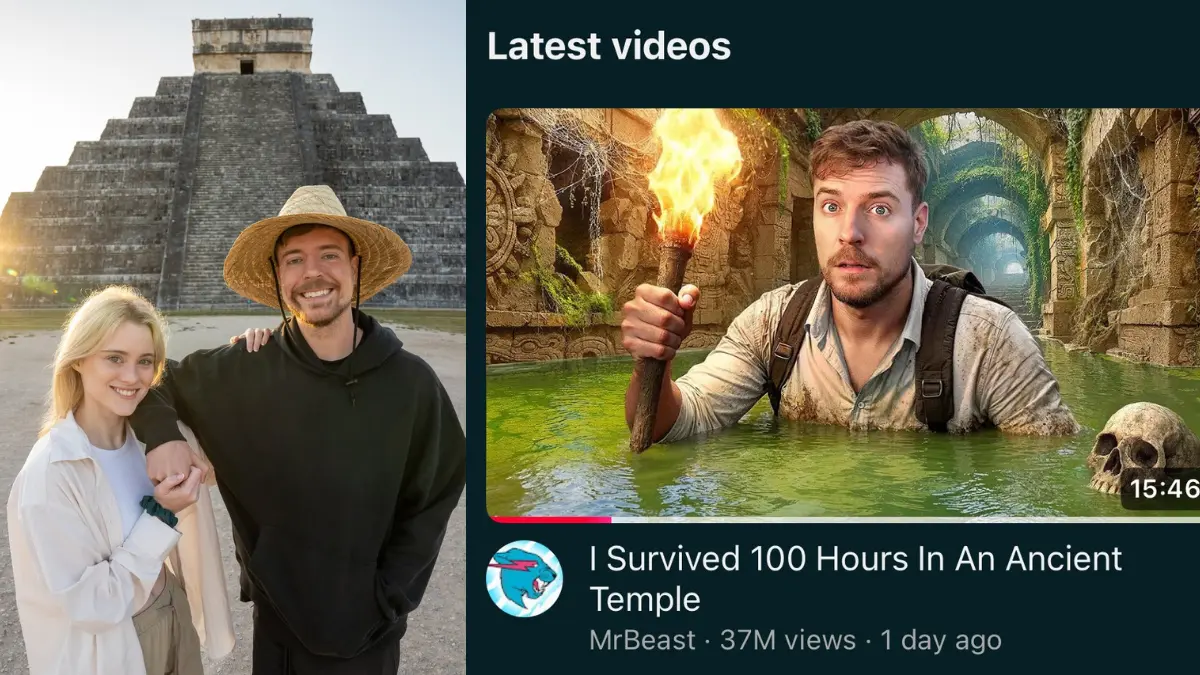 El video grabado en Yucatán casi alcanza los 68 millones de reproducciones Foto: MrBeast