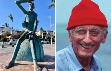 ¿Quién es Jacques Costeau, el hombre que tiene una escultura  en el Malecón de La Paz?