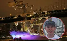 Tamaulipeco entre los tripulantes del Velero Cuauhtémoc que chocó con el puente Brooklyn
