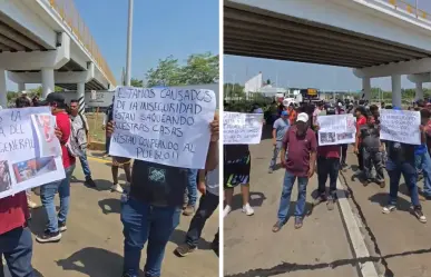 Bloquean carretera Cárdenas-Coatzacoalcos para exigir fin a los operativos del ejército en Tabasco