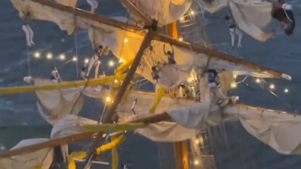 Buque Cuauhtémoc pidió ayuda antes de impactar contra el puente de Brooklyn