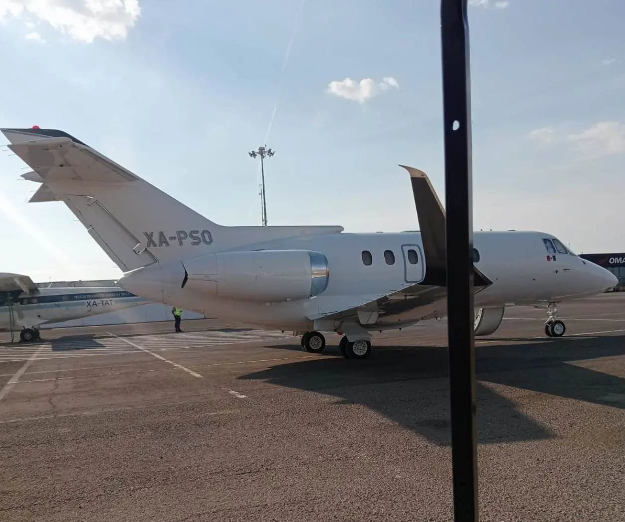 El avión privado que presuntamente utilizó Menchaca | Foto: @rubenmoreiravdz en X