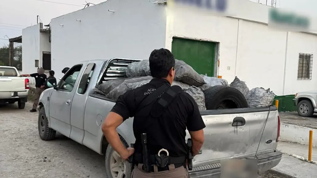 Más de 14 toneladas de carbón vegetal son aseguradas por la FGR en Tamaulipas