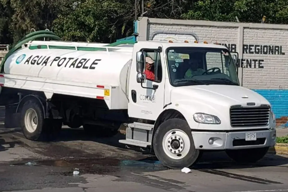 Esta es la Ruta de abastecimiento de agua por pipas – Ciudad Victoria. Foto: COMAPA