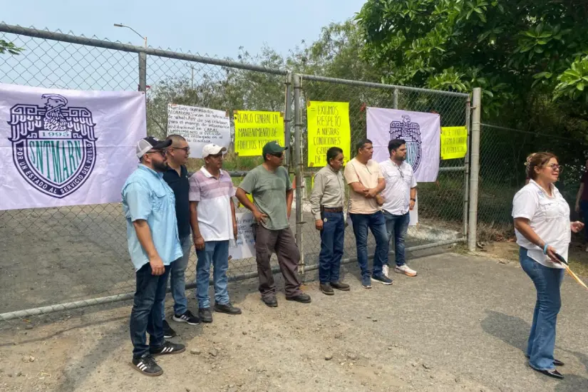 Empleados de CONAGUA denunciaron precarias condiciones laborales. Foto: Axel Hassel