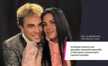 Cristian Castro con peculiar atuendo amarillo y listo para casarse por cuarta ocasión