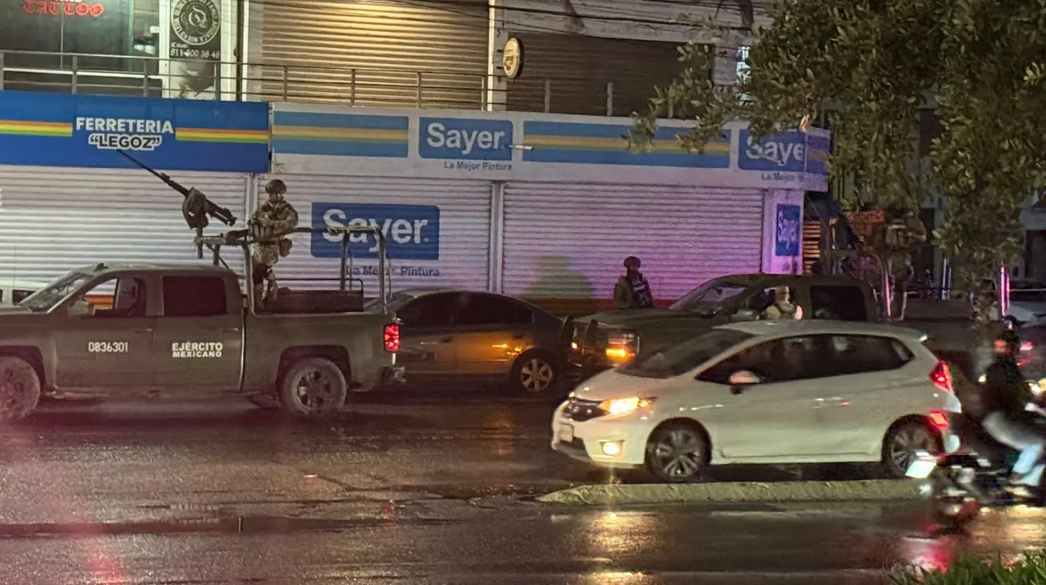 Hasta el momento se desconocen las causas de este ataque con arma blanca a la joven mujer y su compañero. Foto: Policía de Apodaca.