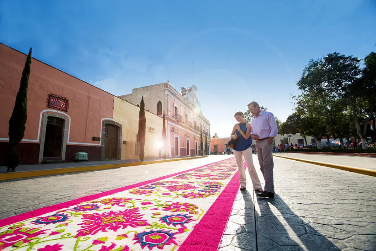 Personas en el paraíso de Tlaxcala. Foto: Gobierno de México