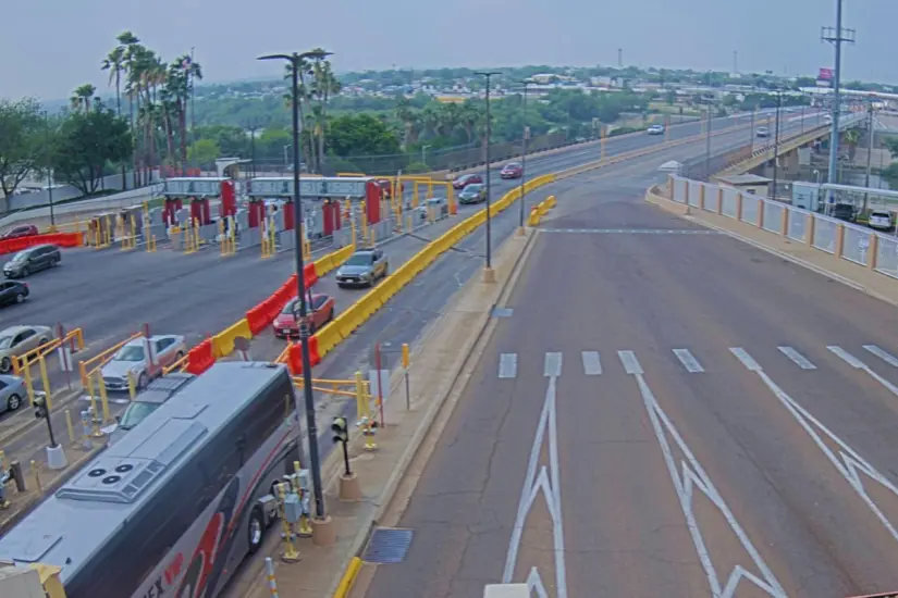 Puente Juárez-Lincoln o puente Internacional III |Foto: cámaras