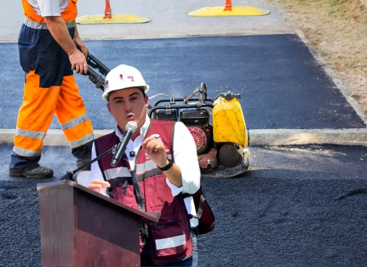 Con esta obra, Manuel Guerra Cavazos refrenda su compromiso con los habitantes de García y con la mejora continua de las vialidades del municipio. Foto: Canva/Manuel Guerra Cavazos.