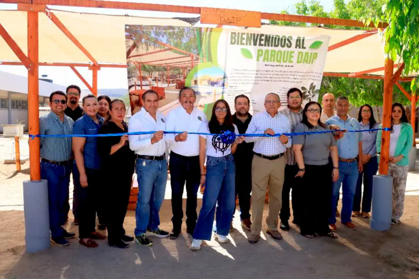 Inauguración del Parque DAIP. Foto: UABCS.