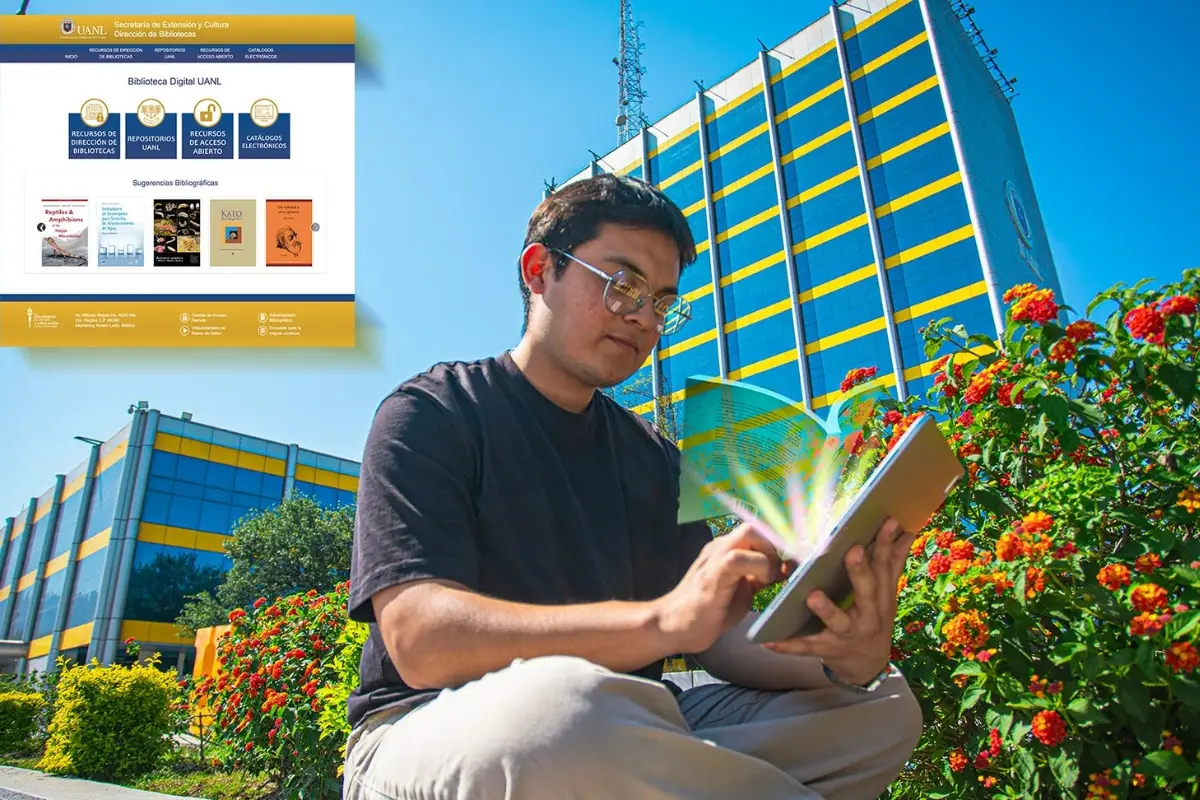 Un joven en la UANL. Foto: UANL