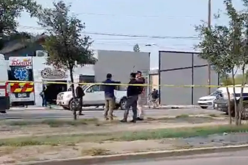 Tras el ataque toda la zona fue acordonada. Foto: Pedro Torres