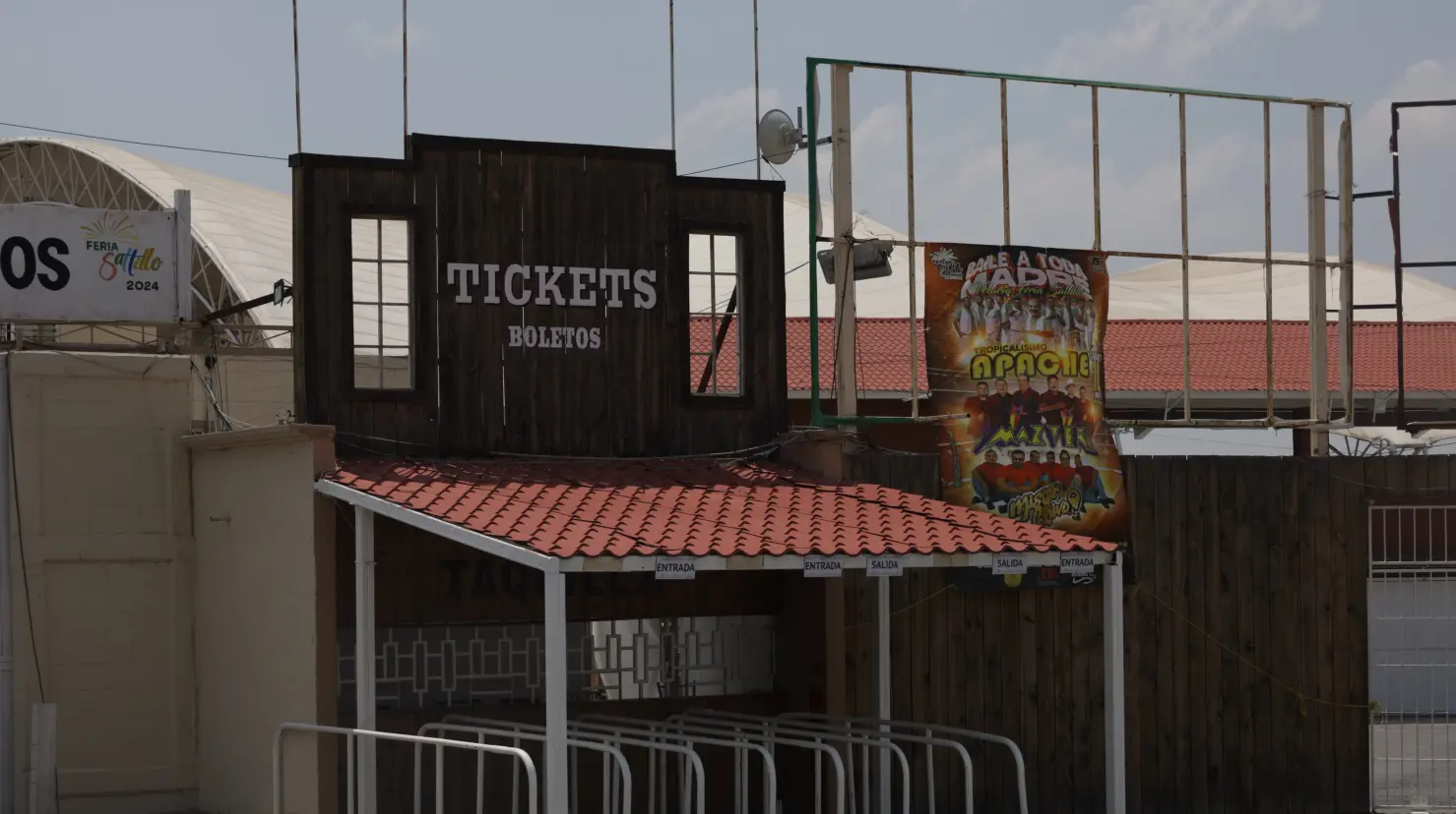 Ya todo está listo para una nueva edición de la Feria de Saltillo 2025. (Fotografía: Édgar Romero)