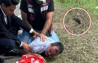 Hombre amenaza con un arma en examen CENEVAL de la UAT
