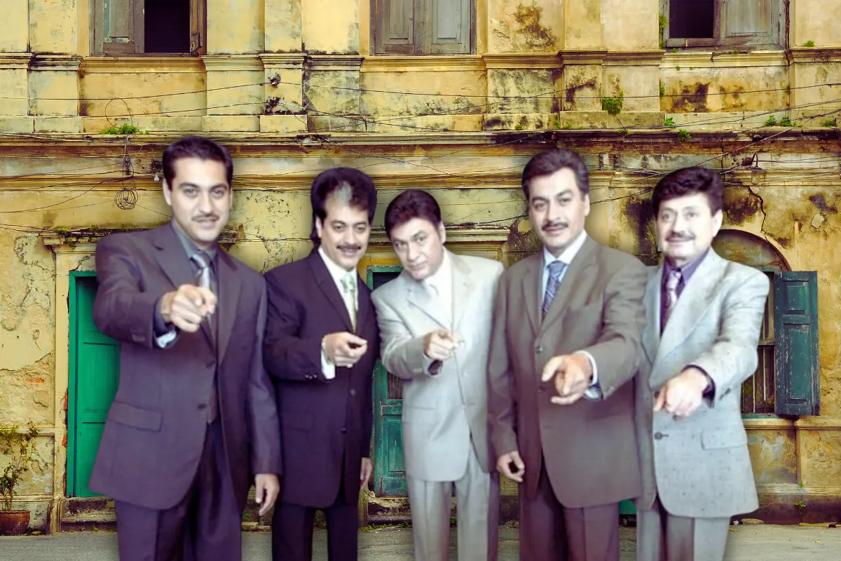 Los Tigres del Norte posando para foto en los años 90 (Foto: @lostigresdelnorte / Canva)