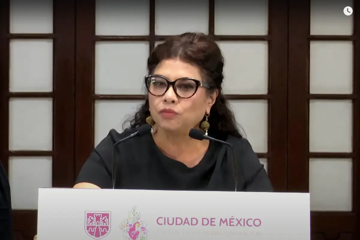 Clara Brugada, Jefa de Gobierno de la CDMX. Foto: SS de YT de Gobierno de la CDMX