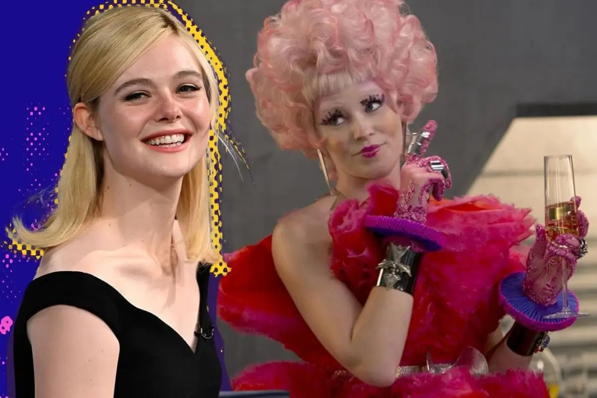 La extravagante Effie Trinket ya ha encontrado a su versión joven con Elle Fanning. FOTO: CANVA/IG: @ellefanning/IMDb