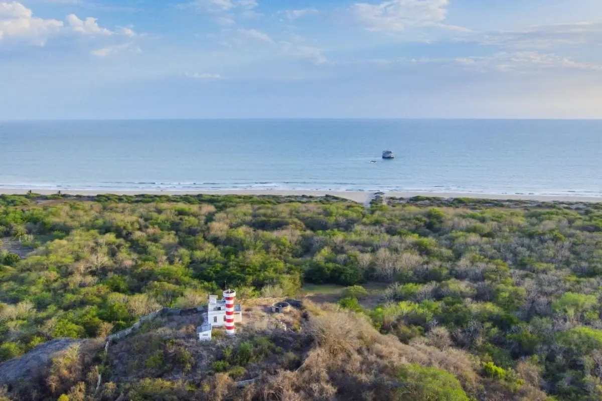 Playa El Rey es un lugar sagrado para los huicholes. Foto: X @SanBlasNayarit