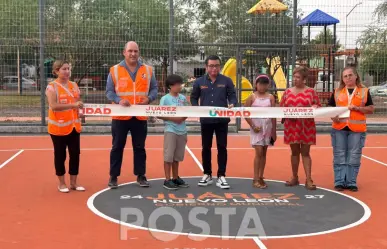 Félix Arratia rehabilita plaza pública en Juárez