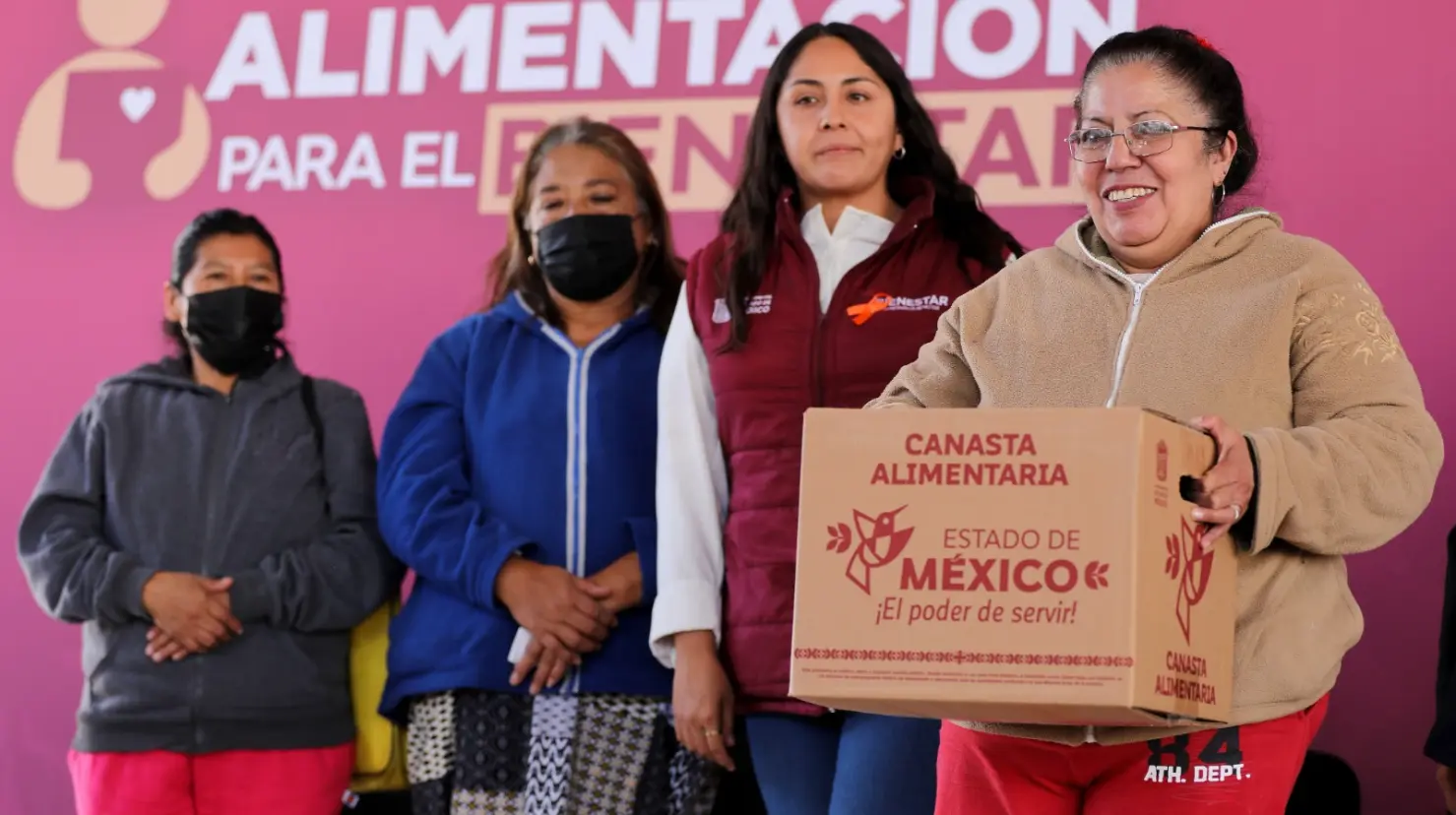 Las despensas comenzarán a entregarse paulatinamente en el Estado de México. Imagen: GEM