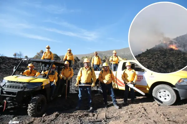 Cinco incendios forestales en Coahuila movilizan a brigadistas y autoridades