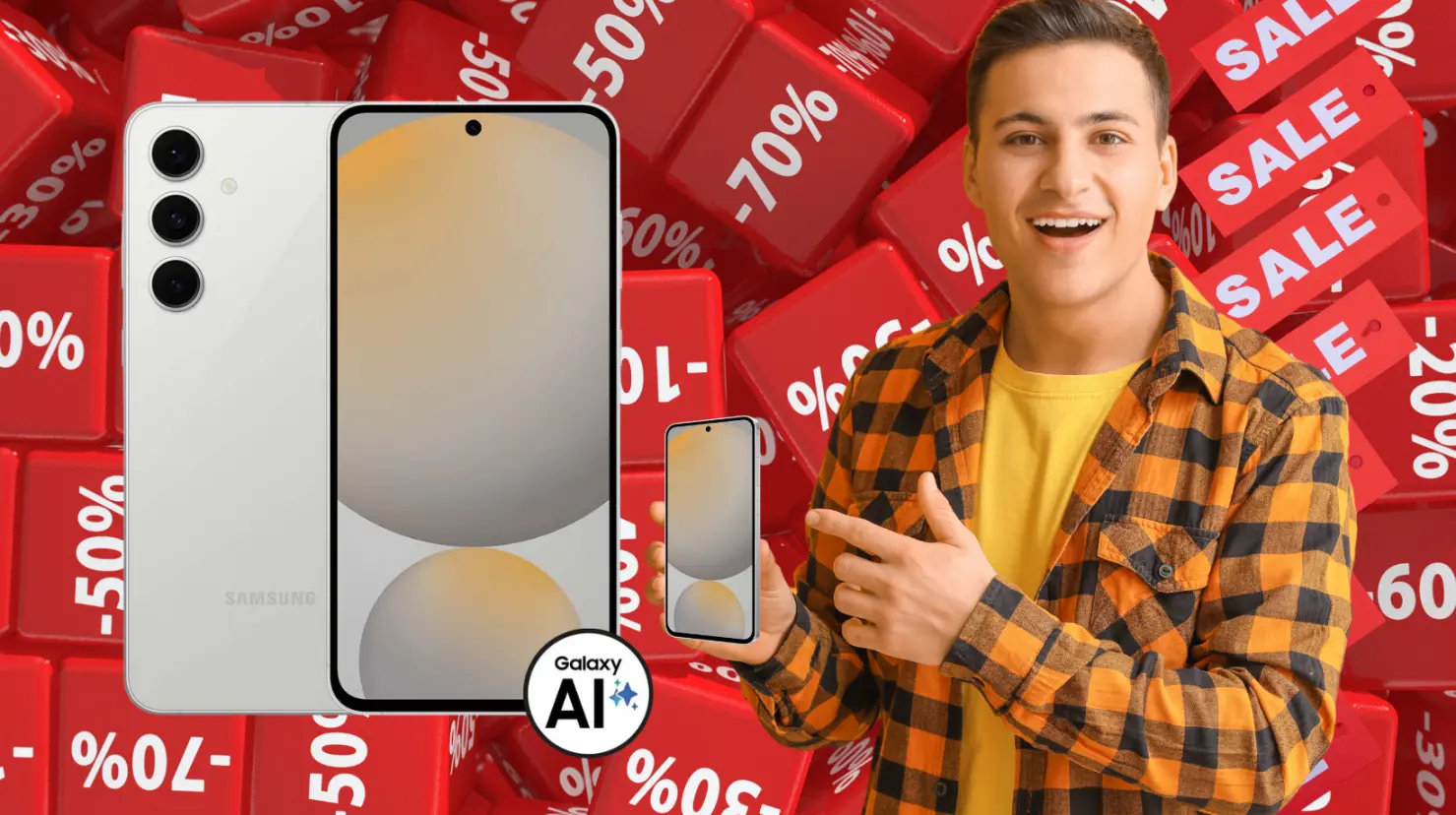 Liverpool tiene este Samsung Galaxy S24 con el 45% de descuento. Foto: Canva | Liverpool.