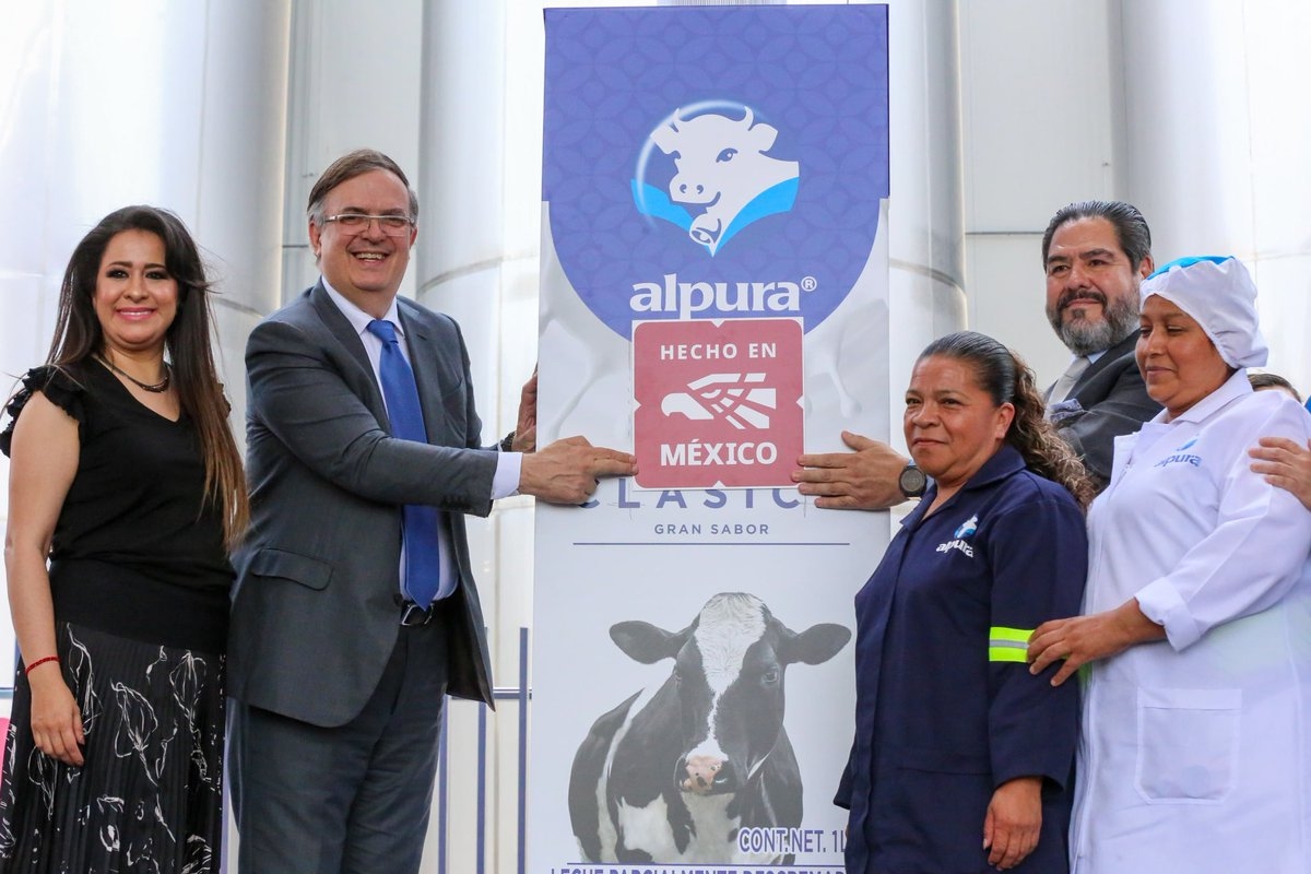 Marcelo Ebrard anuncia integración de Alpura a Hecho en México