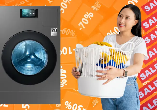 The Home Depot tiene esta lavasecadora Samsung con 12 mil pesos de descuento