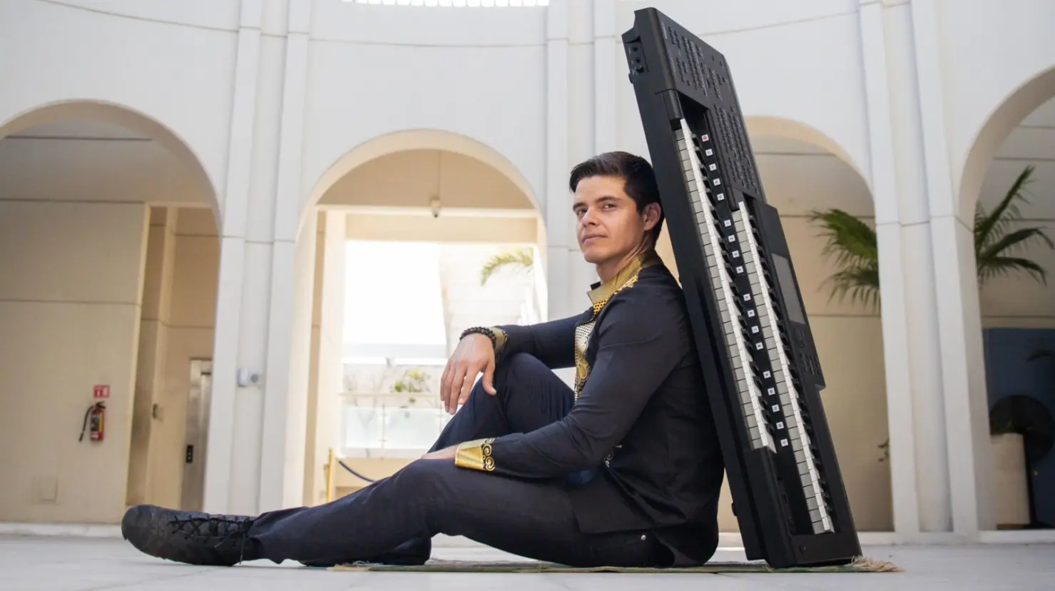 Ricardo Tovar Rivadeneyra, músico originario de Mérida. Foto: Cortesía Ricardo Tovar