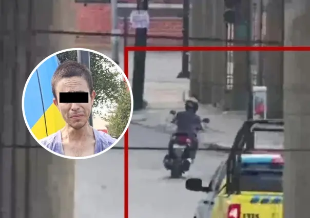 Arrestan hombre con motocicleta robada en Monterrey