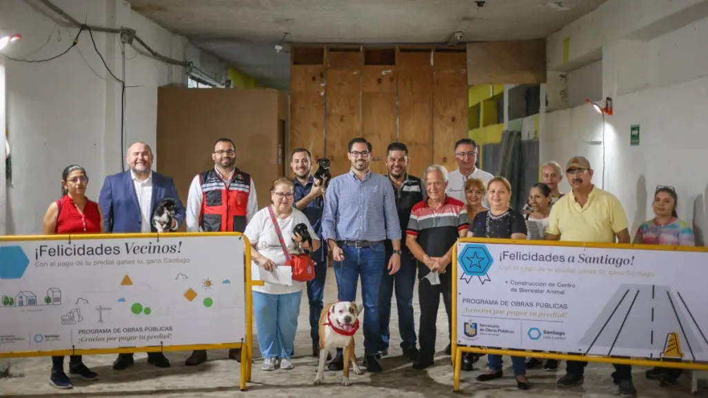 David de la Peña da inicio a construcción del primer centro animal en Santiago