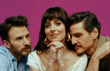 Dakota Johnson, Pedro Pascal y Chris Evans brillan en el detrás de cámaras de "Materialists"