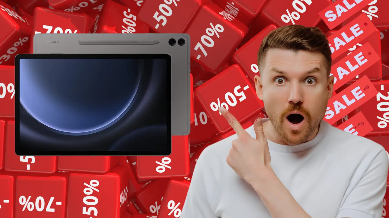 Liverpool tiene la Tablet Galaxy Tab S9 con el 55% de descuento. Foto: Canva | Liverpool.