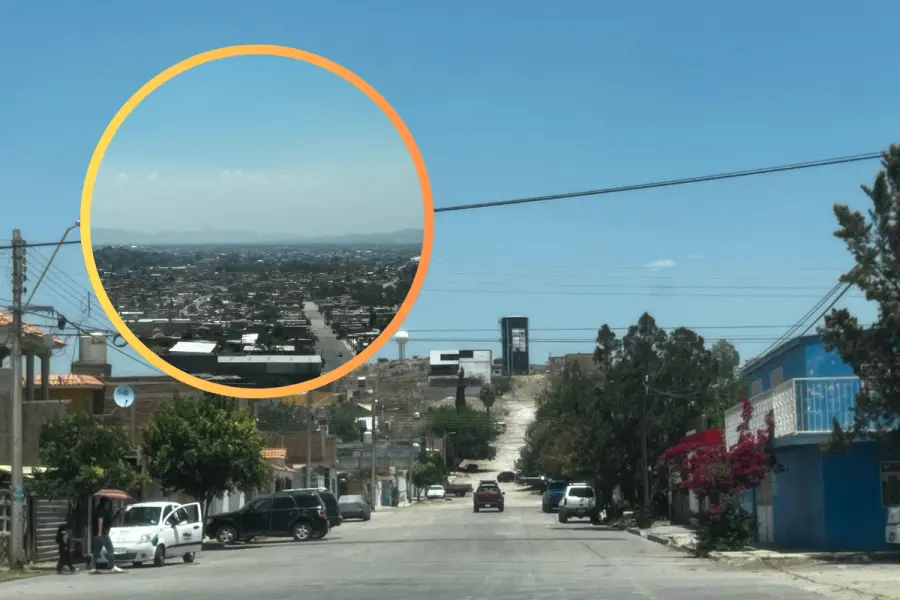El cerro que es una alternativa de mirador en la ciudad de Durango