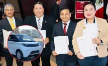 Ellos son los ingenieros tamaulipecos del proyecto Olinia, el primer auto eléctrico mexicano