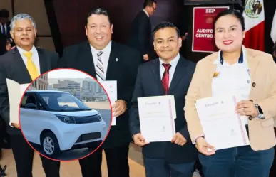Ellos son los ingenieros tamaulipecos del proyecto Olinia, el primer auto eléctrico mexicano
