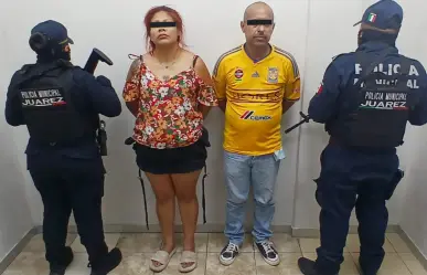 Detienen a pareja con droga y armas en Juárez