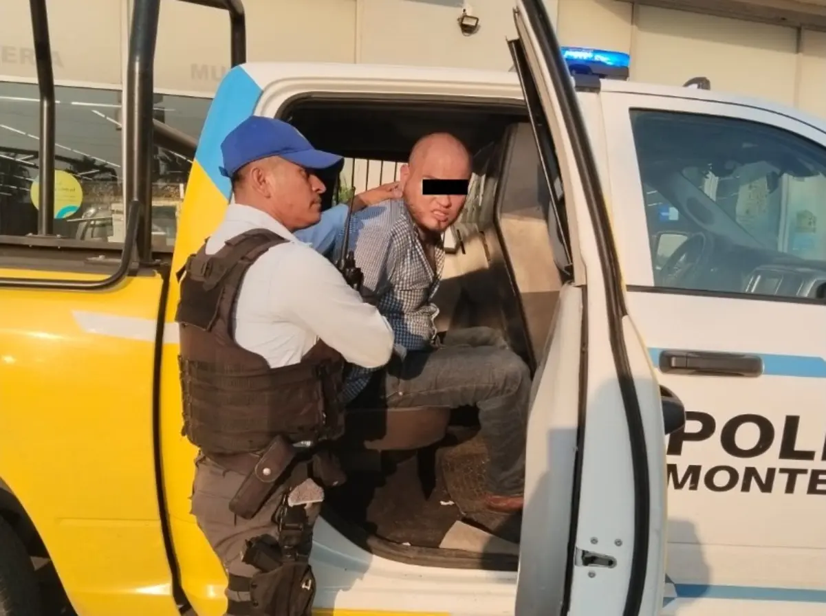 El intento de robo fue frustrado gracias a un operativo de vigilancia que realizaban los uniformados en la zona. Foto: Policía de Monterrey.