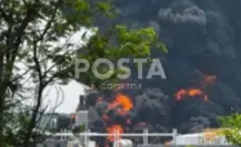 Se registra incendio en empresa de Cadereyta