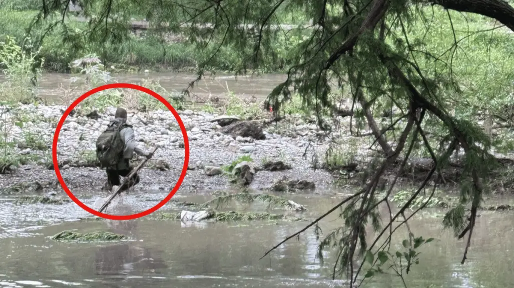 Protección Civil de Guadalupe rescata a hombre de corriente en el Río La Silla