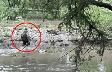 Protección Civil de Guadalupe rescata a hombre de corriente en el Río La Silla