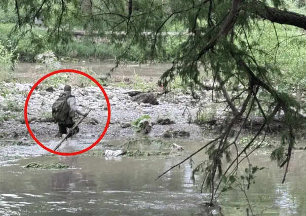Protección Civil de Guadalupe rescata a hombre de corriente en el Río La Silla
