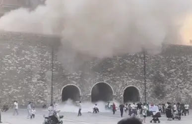 VIDEO | Colapsa Torre del Tambor Ming Zhongdu en China